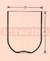 LOW FORM CRUCIBLES AND LIDS TRANSLUCENT (GLAZED)